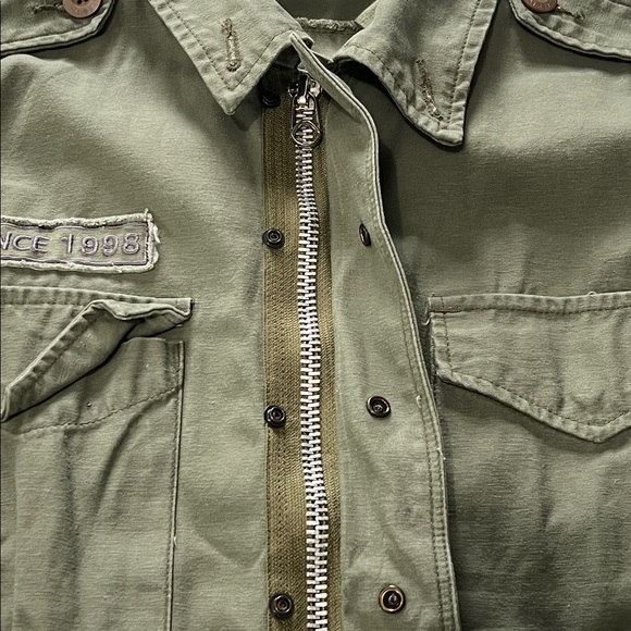 (Unisex) Molecule Clothing 100% Cotton Military Style Airstrike Jacket - Picture 5 of 7